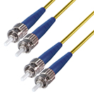 3m Duplex Fibre Optic Single-Mode Cable OS2 9/125 Micron ST to ST Yellow