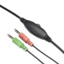 HP512 Stereo PC On-Ear Headset with Boom Mic and Volume Control - Black