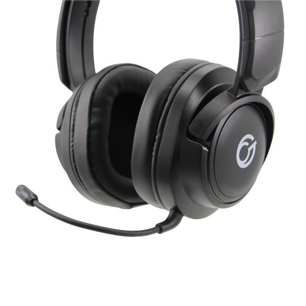 HP534 Wireless Headset with Detachable Mic and USB A/C Combo Reciever - Black