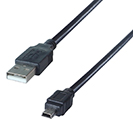 2m USB 2 Connector Cable A Male to B Mini 5 Pin Male - High Speed