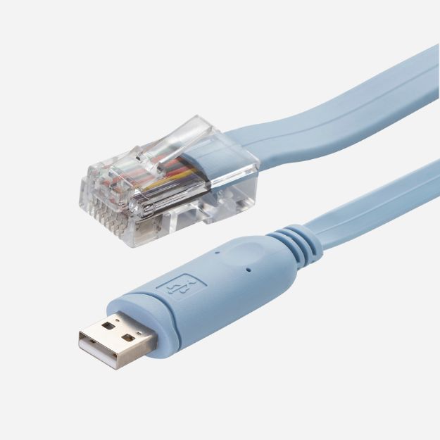 1.8m RJ45 to USB Type A Male Console Cable with FTDI Chip (Cisco Compatible)