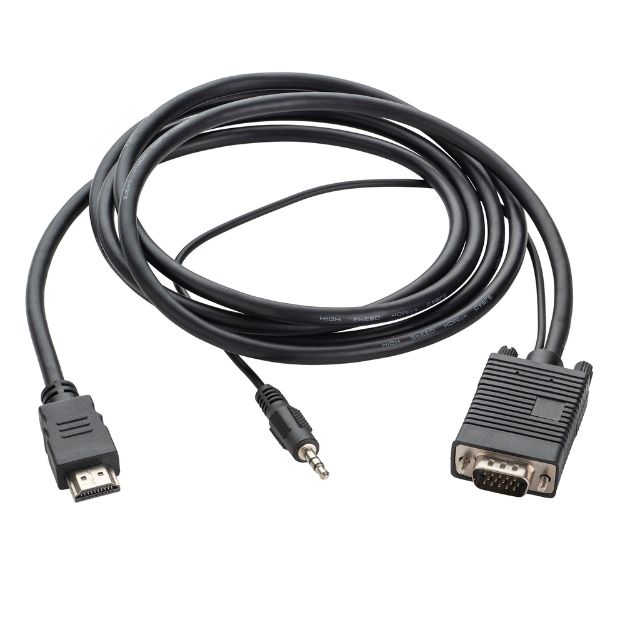 2M HDMI to VGA Monitor Connector Cable with Audio
