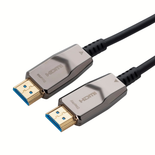 2m HDMI V2.1 AOC 8K UHD Connector Cable - Male to Male Gold Connectors