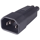 27-0296 -Connector 1: C14 IEC Male