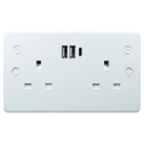 SMART Socket with USB C Fast Charging - Includes FAST Charging multi adapter cable