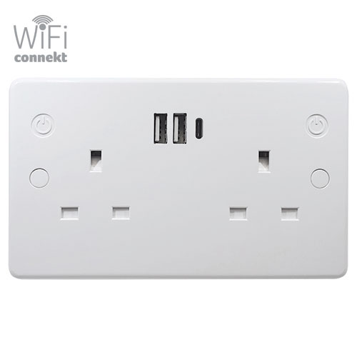 SMART Socket with USB Fast Charging