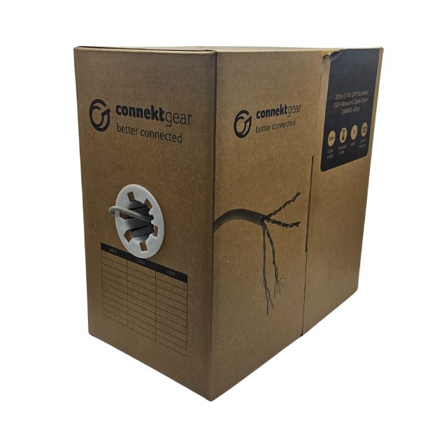 305m Stranded CAT6 UTP Stranded LS0H Network Cable Drum 24AWG