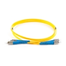1m Duplex Fibre Optic Single-Mode Cable OS2 9/125 Micron FC to FC - Yellow