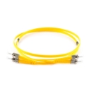 10m Duplex Fibre Optic Single-Mode Cable OS2 9/125 Micron ST to ST - Yellow