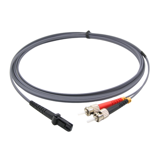 3m Duplex Fibre Optic Multi-Mode Cable OM1 62.5/125 Micron MT to ST Grey