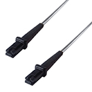 1m Duplex Fibre Optic Multi-Mode Cable OM1 62.5/125 Micron MT to MT Grey