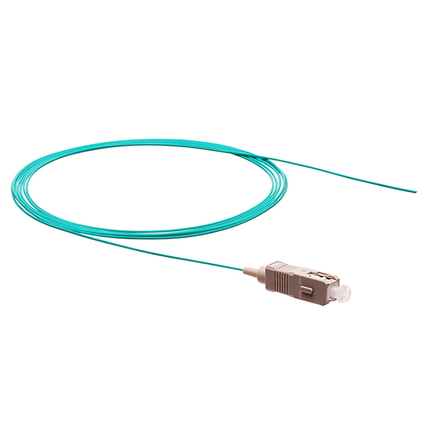 2m Simplex Pigtail Cable OM3 900um SC - Aqua