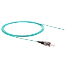 1m Simplex Pigtail Cable OM4 900um ST - Aqua