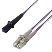 Duplex Fibre Optic Multi-Mode Cable OM4 50/125 Micron MT to LC