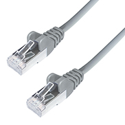 7m RJ45 CAT6A SSTP Stranded Flush Moulded LS0H Network Cable - 26AWG - Grey