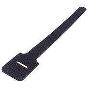 a black hook and loop cable tie