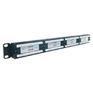 24 Port Patch Panel (Cat5e) IDC Punch Down 19 inch