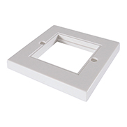 Single Faceplate for RJ45 Modules