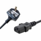 3m Britmac Mains Power Cable - Britmac Plug to C13 Socket
