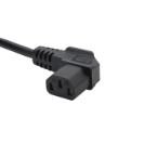 5m UK Mains Power Cable - UK Plug to Right Angled C13 Socket