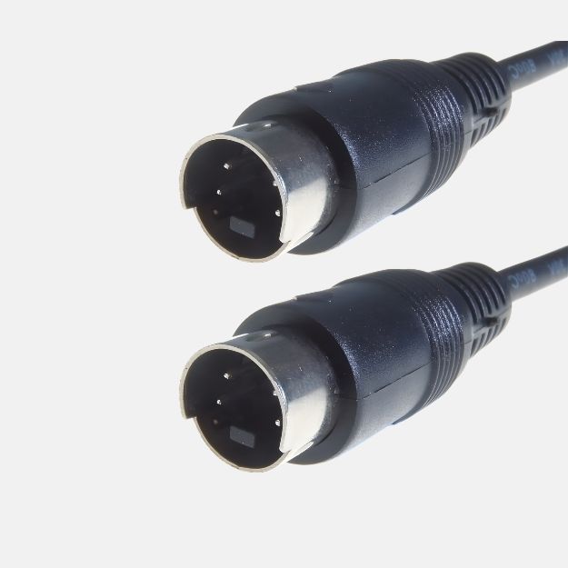 5m SVHS S-Video Cable - 4 Pin Mini DIN Male to 4 Pin Mini DIN Male