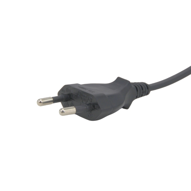 2m European Mains Power Cable - Schuko Plug to C7 (Figure 8) Socket